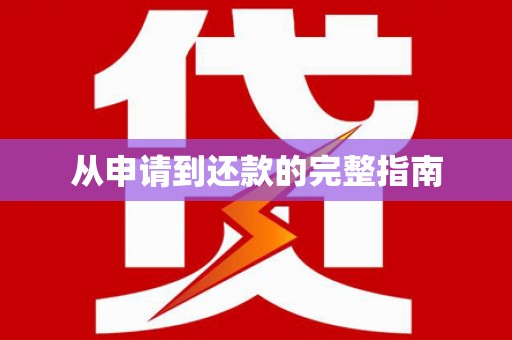 阜平从申请到还款的完整指南