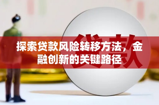 鱼峰探索贷款风险转移方法，金融创新的关键路径