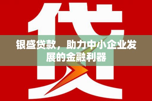 大祥银盛贷款，助力中小企业发展的金融利器