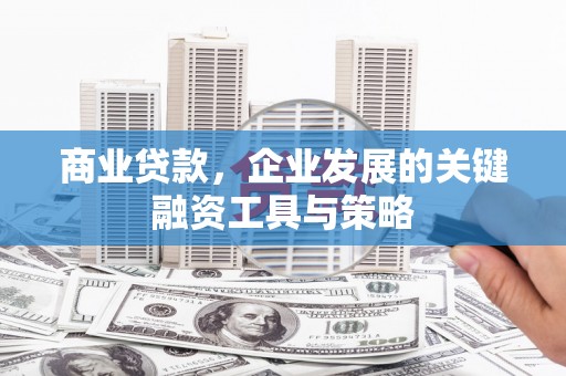 溆浦商业贷款，企业发展的关键融资工具与策略