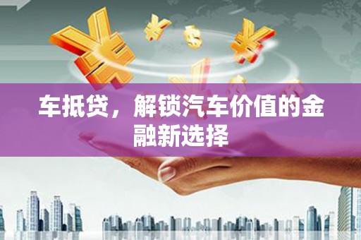 海盐车抵贷，解锁汽车价值的金融新选择