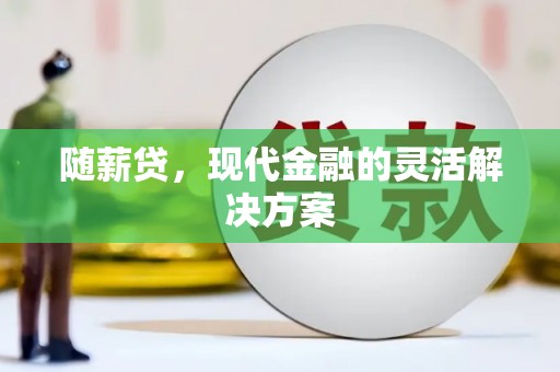 朱家尖随薪贷，现代金融的灵活解决方案