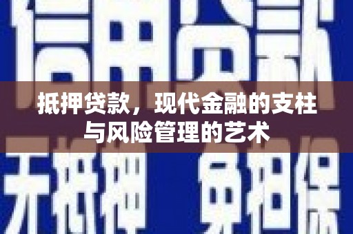 玉树抵押贷款，现代金融的支柱与风险管理的艺术