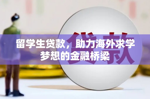 西昌留学生贷款，助力海外求学梦想的金融桥梁