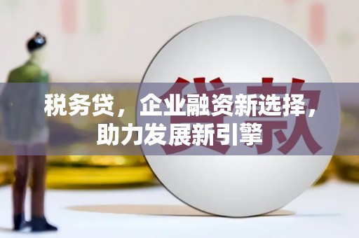 交口税务贷，企业融资新选择，助力发展新引擎