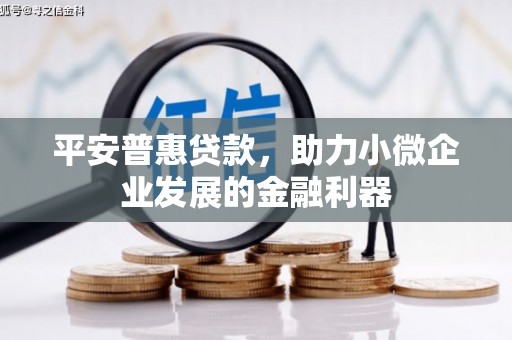 营口平安普惠贷款，助力小微企业发展的金融利器