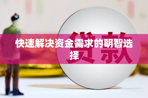 岱山快速解决资金需求的明智选择