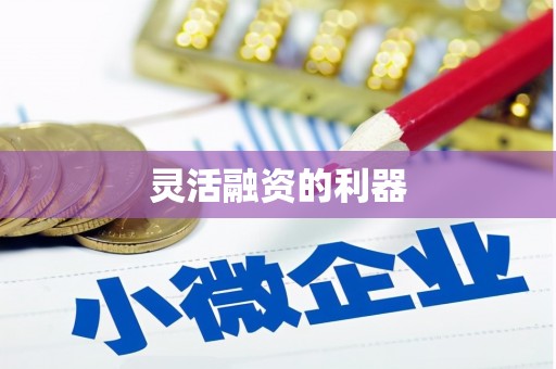 杏花岭灵活融资的利器