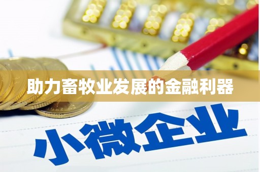 志丹助力畜牧业发展的金融利器